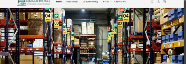 Supplies Warehouse –  Pharmacy, Office Supplies, Tablet Cartons, Nitrile Gloves and Bulk Import Services.